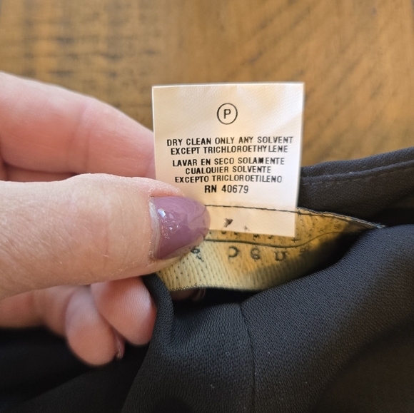 Harve Benard Black Long Straight Pencil Skirt 14 - Picture 7 of 7